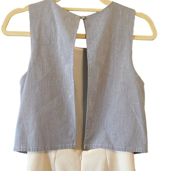 BCBGeneration Romper Womens Size 4 One Piece Short Nautical Classic Old Money - Picture 3 of 14